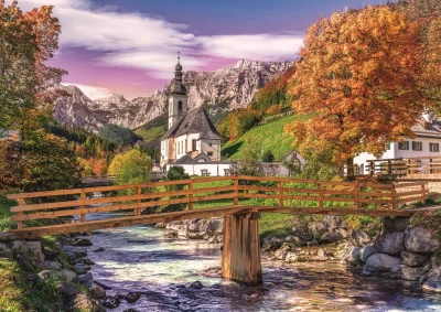 Puzzle Podzimní Bavorsko 1000 dílků