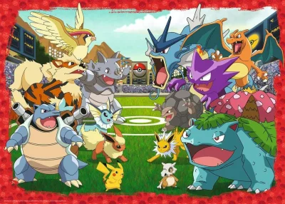 Puzzle Pokémon: Poměr síly 1000 dílků 