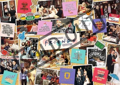Puzzle Přátelé: Nejlepší momenty 1000 dílků