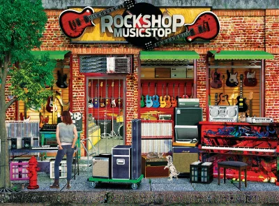 Puzzle Rock Shop 1000 dílků
