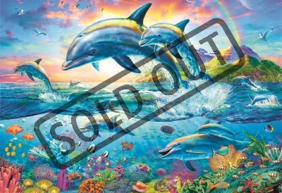 Puzzle Rodina delfínů 1500 dílků