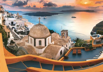 Puzzle Santorini, Řecko 1000 dílků