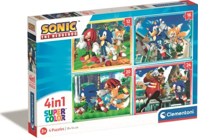 Puzzle Sonic 4v1 (12+16+20+24 dílků)
