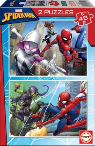 Puzzle Spiderman 2x48 dílků