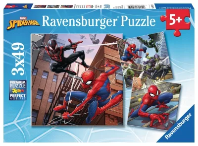Puzzle Spiderman 3x49 dílků
