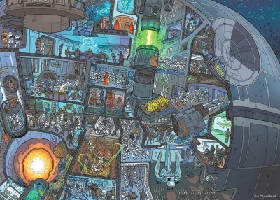 Puzzle Star Wars: Kde je Žvejkal? 1000 dílků