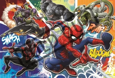 Puzzle Statečný Spiderman 60 dílků