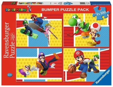 Puzzle Super Mario 4x100 dílků