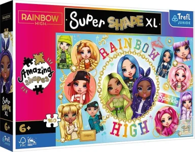 Puzzle Super Shape XL Rainbow High 160 dílků