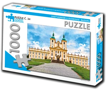Puzzle Svatý kopeček u Olomouce - bazilika 1000 dílků (č.34)