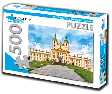 Puzzle Svatý kopeček u Olomouce - bazilika 500 dílků (č.34)