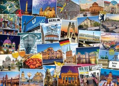 Puzzle Světoběžník - Berlín 1000 dílků