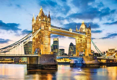 Puzzle Tower Bridge za soumraku 2000 dílků