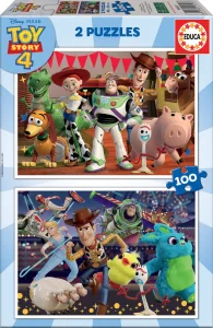 Puzzle Toy Story 4, 2x100 dílků