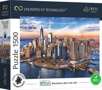 Puzzle UFT Cityscape: Manhattan, New York, USA 1500 dílků