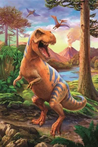 Puzzle Úžasní dinosauři: Tyrannosaurus 54 dílků