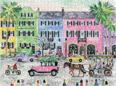 Puzzle Vánoce v Charlestonu 1000 dílků