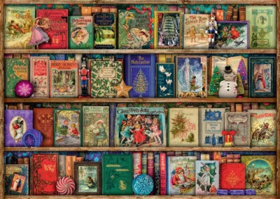 Puzzle Vánoční knihovna 1000 dílků