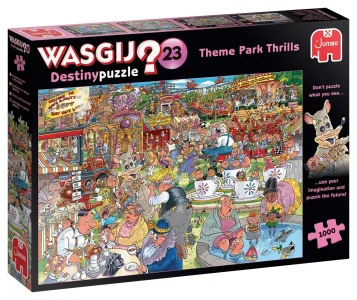 Puzzle WASGIJ Destiny 23: Vzrušení v zábavním parku! 1000 dílků