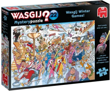 Puzzle WASGIJ Mystery 22: Zimní Wasgij hry! 1000 dílků