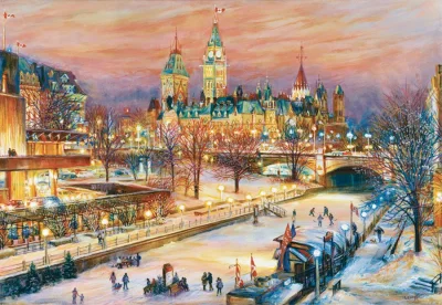 Puzzle Zimní festival v Ottawě 1000 dílků