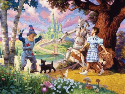 Rodinné puzzle Čaroděj ze země Oz 350 dílků
