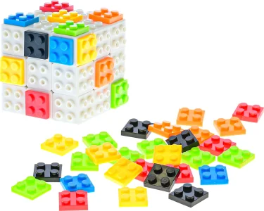Skládací kostka 3x3x3 s barevnými čtverečky