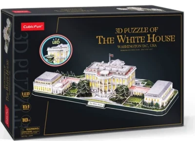 Svítící 3D puzzle Bílý dům 151 dílků