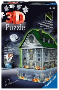Svítící 3D puzzle Noční edice Strašidelný dům 257 dílků