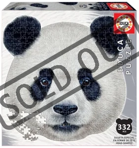 Tvarové puzzle Panda 353 dílků
