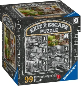 Únikové EXIT puzzle Strašidelné sídlo 2: V obývacím pokoji 99 dílků