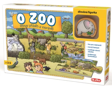 Vyprávěcí puzzle O zoo 9 dílků