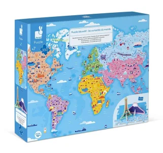 Vzdělávací puzzle Zajímavosti světa 350 dílků