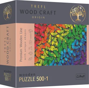 Wood Craft Origin puzzle Duhoví motýli 501 dílků