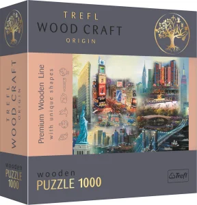 Wood Craft Origin puzzle Koláž New York 1000 dílků