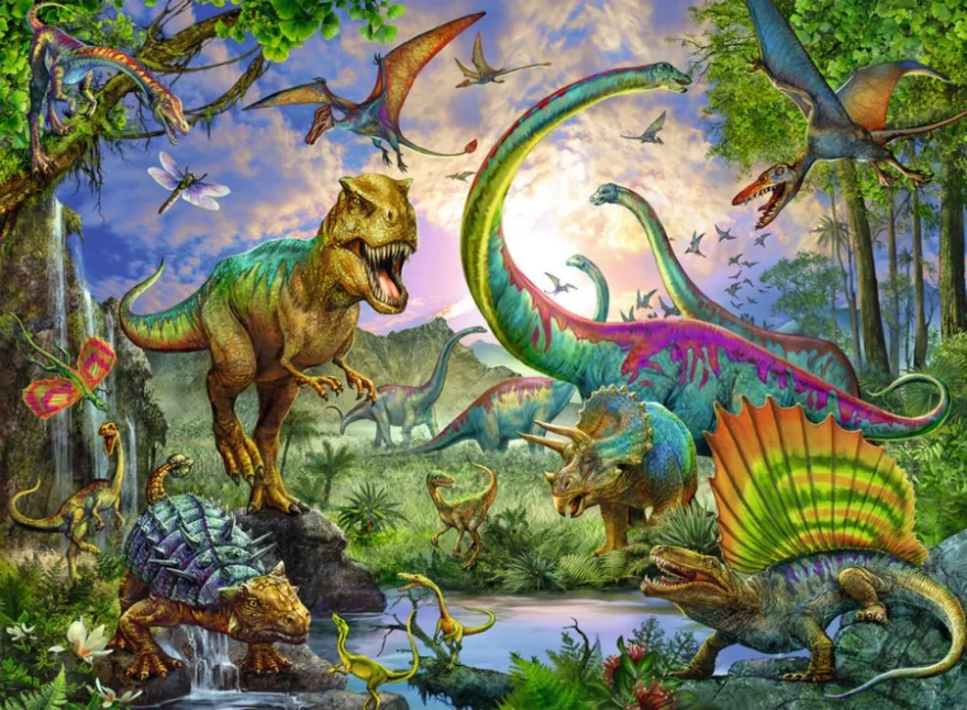 Ravensburger Puzzle V ríši obrov XXL 200 dielikov