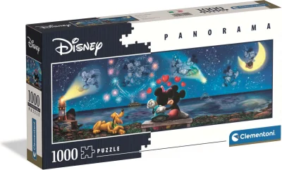 Panoramatické puzzle Clementoni 1000 dielikov Mickey&Minnie
