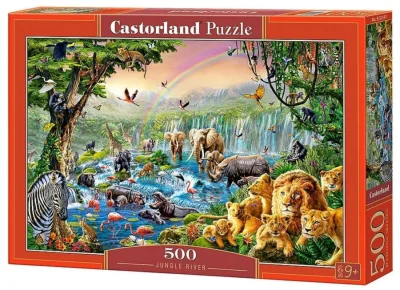 Puzzle Řeka v džungli 500 dílků