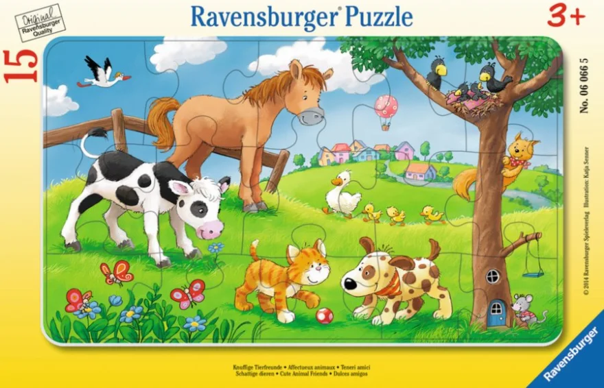 Ravensburger Puzzle Roztomilí kamaráti 15 dielikov