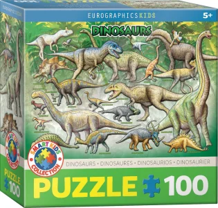 Puzzle Dinosaury 100 dielikov