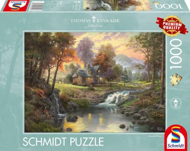 Puzzle Útočiště v horách 1000 dílků