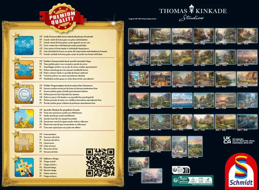 Schmidt Puzzle Kúzlo Vianoc 1000 dielikov