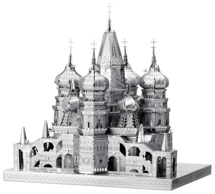 METAL EARTH 3D puzzle Chrám Vasila Blaženého (ICONX)