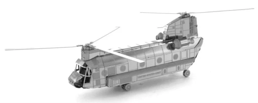 METAL EARTH 3D puzzle Vrtuľník CH-47 Chinook