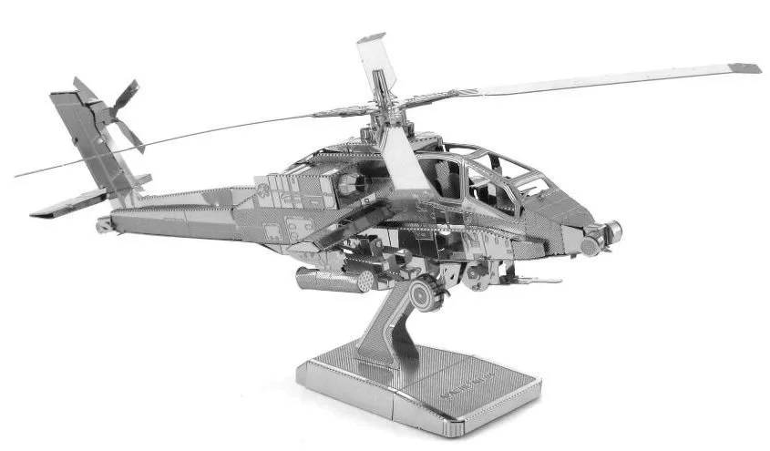 METAL EARTH 3D puzzle Vrtuľník AH-64 Apache