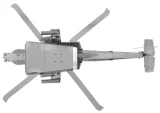 METAL EARTH 3D puzzle Vrtuľník AH-64 Apache