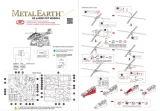 METAL EARTH 3D puzzle Vrtuľník AH-64 Apache