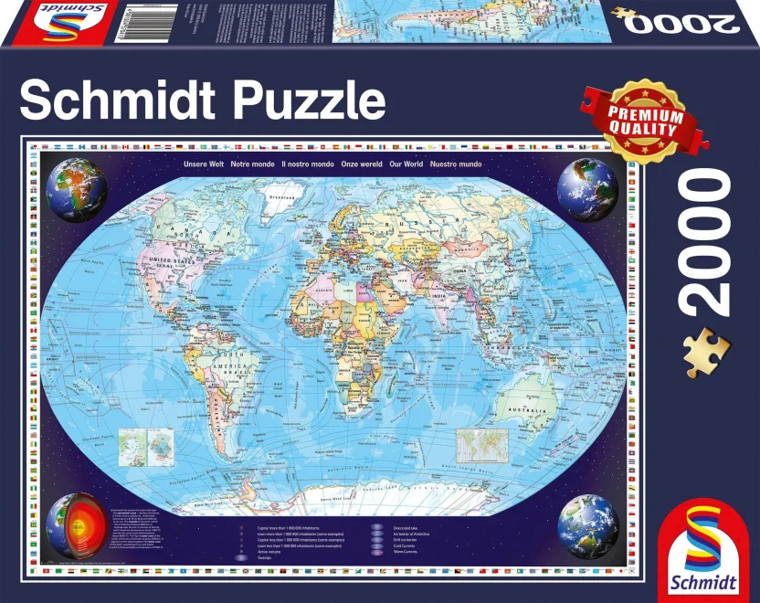Puzzle Schmidt 2000 dielikov Náš svet