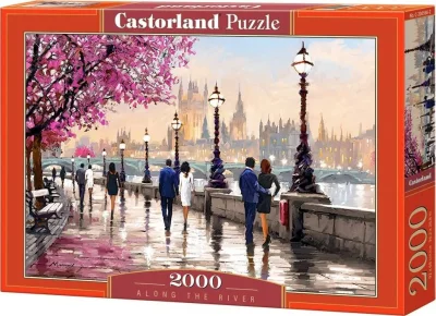 Puzzle Pozdĺž rieky 2000 dielikov