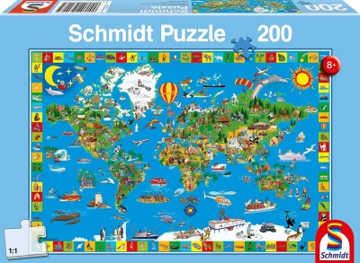 Puzzle Tvůj úžasný svět 200 dílků